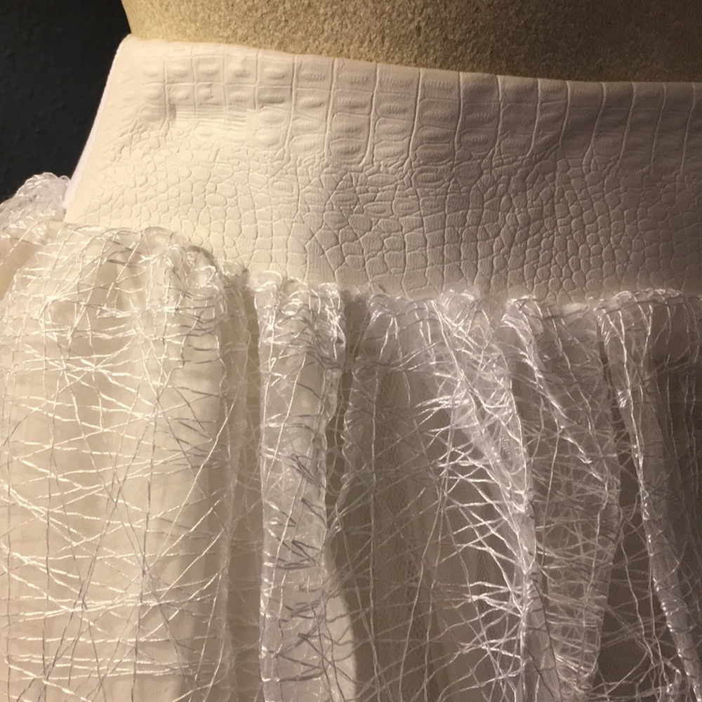 Mesh Layered Full Skirt - Picture 3 of 8